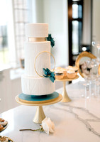 Teal + Gold Styled Shoot at Venue 3 two